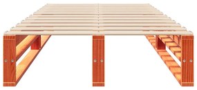 Letto senza materasso marrone cera 100x200 cm in legno di pino