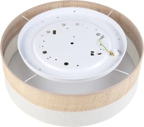 Plafoniera LED SIRJA BOHO LED/36W/230V ø 45 cm beige/crema