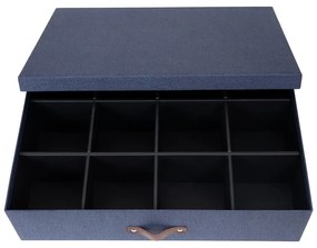Scatola blu con scomparti Jakob - Bigso Box of Sweden