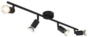 Faretto intelligente nero inclinabile con WiFi GU10 - Jeany