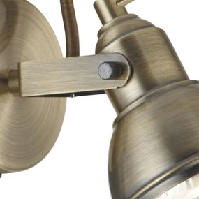 Searchlight - Faretto da parete FOCUS 1xGU10/50W/230V ottone