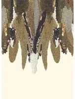 Eijffinger Carta da parati panoramica Fancy Feather - White