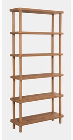 Libreria in pino decorato in colore naturale 80x168,5 cm Step - Kalune Design