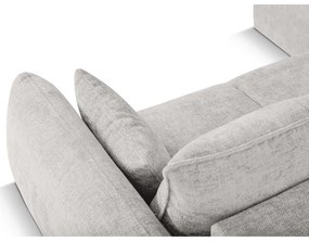 Divano angolare grigio chiaro (angolo sinistro) Matera - Cosmopolitan Design