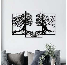 Decorazione da muro 116x71 cm Albero della Vita metallo