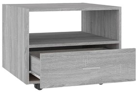 Tavolino da Salotto Grigio Sonoma 55x55x40 cm Legno Multistrato