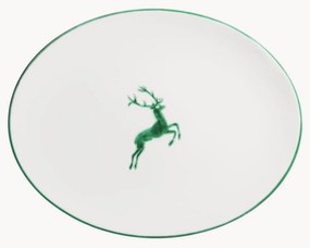 Piatto da portata fatto a mano Grüner Hirsch