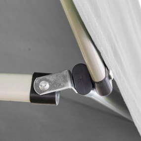 Gazebo Richiudibile Pieghevole 3x2m in Acciaio e PVC Impermeabile Bianco...