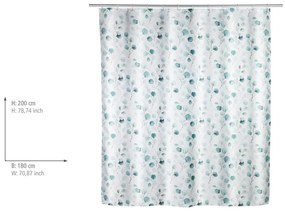 Tenda da doccia verde Pioppo - Wenko