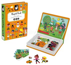 Janod - Set magnetico interattivo MAGNETIBOOK stagioni