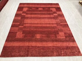 Loribaft Tappeto 270 x 380 Rosso (Iran) Annodato A Mano