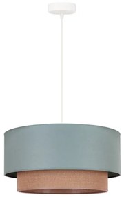 Duolla - Lampadario a sospensione con filo BOHO 1xE27/15W/230V diametro 45 cm verde/marrone
