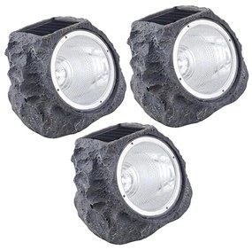 Eglo 48505 - SET 3x Illuminazione LED solare 3xLED/0,06W 600 mAh