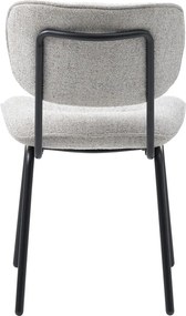 Sedia da pranzo grigio chiaro Buffalo - Unique Furniture