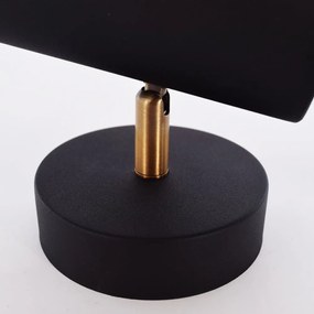 Lampada da parete nera, altezza 17 cm Milan - SULION