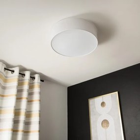 Plafoniera SIRJA 2xE27/60W/230V d. 45 cm bianco