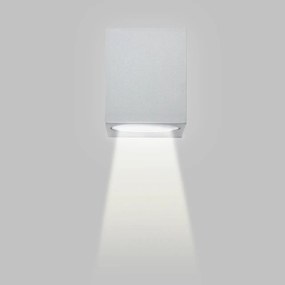 Applique Quadrata Monodirezionale IP65 - GU10 Grigio