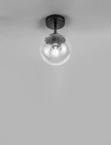 Plafoniera 1 luce  - Global - 262.315.03 - Metal Lux Nero