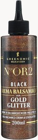 Crema balsamica con glitter oro Black