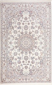 Nain Tappeto persiano 140 x 220 Beige (Iran) Annodato A Mano