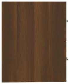 Mobile lavabo rovere marrone 60x38,5x48 cm in legno multistrato