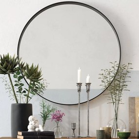 Specchio VELVET tondo Ø 60 cm nero