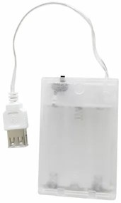 LED Decorazione murale al neon HELLO LED/3W/3xAA USB rosa