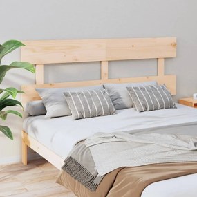 Testiera Per Letto 154x3x81 Cm İn Legno Massello Di Pino /