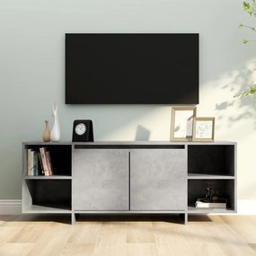 Mobile Tv Grigio Cemento 130x35x50 Cm İn Truciolato /