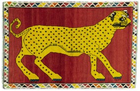 Gabbeh Tappeto persiano 160x110 Rosso (Iran) Annodato A Mano