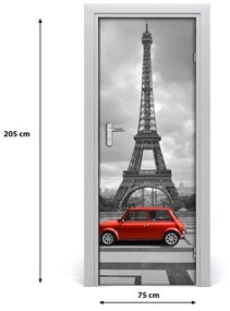 Rivestimento Per Porta Eiffel Tower Auto 75x205 cm