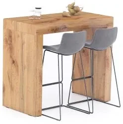 Tavolo Alto Evolution 120x60, Rovere Rustico