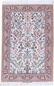 Isfahan Tappeto 110x160 (Iran) Annodato A Mano