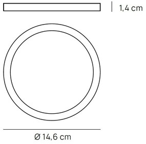 BLAIR Pannello led tondo bianco potenze e dimensioni varie (sostituisce VRD 33)