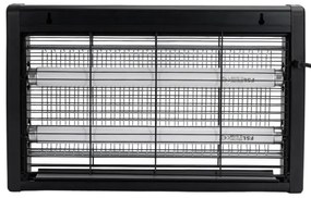 Brilagi - Trappola elettrica per insetti 2xUV/18W/230V 100 m2 nera
