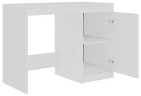 Scrivania Bianca 100x50x76 cm in Legno Multistrato
