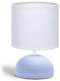 Aigostar - Lampada da tavolo 1xE14/40W/230V blu/bianco