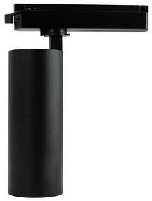 Faro LED 30W Monofase Nero 38°/60° 130lm/W CRI92 no Flickering Colore Bianco Naturale 4.000K