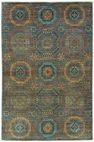 Mamluk Tappeto 120 x 190 Verde (Pakistan) Annodato A Mano