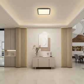 Brilagi - Luce LED dimmerabile SLIMFRAME LED/25W/230V 30x30 cm nero + +TC