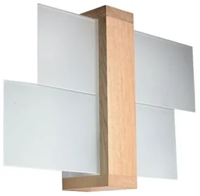 Brilagi -  Applique a LED HERA 1xE27/7,5W/230V legno