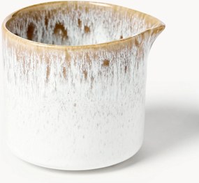 Brocca latte fatta a mano con smalto reattivo Danza