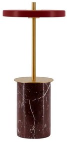 UMAGE - Asteria Move Portable Lampada da Tavolo Mini Red Marble UMAGE