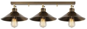 Lampada da soffitto color bronzo con paralume in metallo ø 24 cm Berceste - Opviq lights