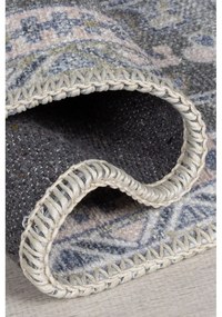 Passatoia lavabile verde con fibra riciclata 60x230 cm Windsor - Flair Rugs