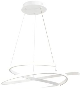 Lampadario LED moderno Taylor bianco Ø50cm, luce naturale 4900 lumen