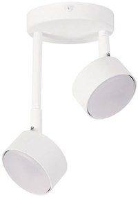 Lampadario a sospensione con supporto rigido NEMO 2xGX53/12W/230V bianco