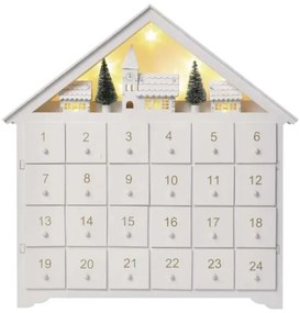 Calendario dell'Avvento a LED 8xLED/2xAA bianco