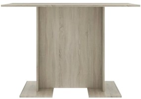 Tavolo da pranzo rovere sonoma 110x60x75cm in legno multistrato