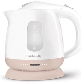 Sencor - Bollitore 1 l 1100W/230V bianco/rosa
